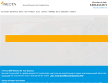 Tablet Screenshot of inecta.com
